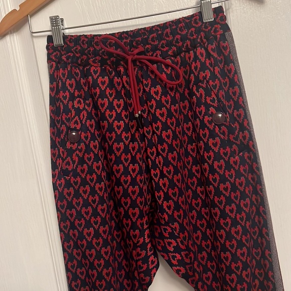 ❤️❤️Anthropologie Love Binetti High waist Heart Joggers❤️❤️ - Picture 2 of 15